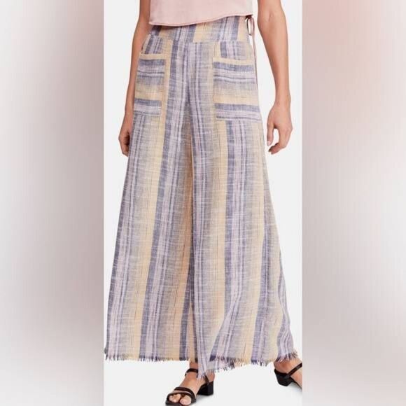 Free People Moonlight Pull On Wide Leg Pants - Picture 1 of 5